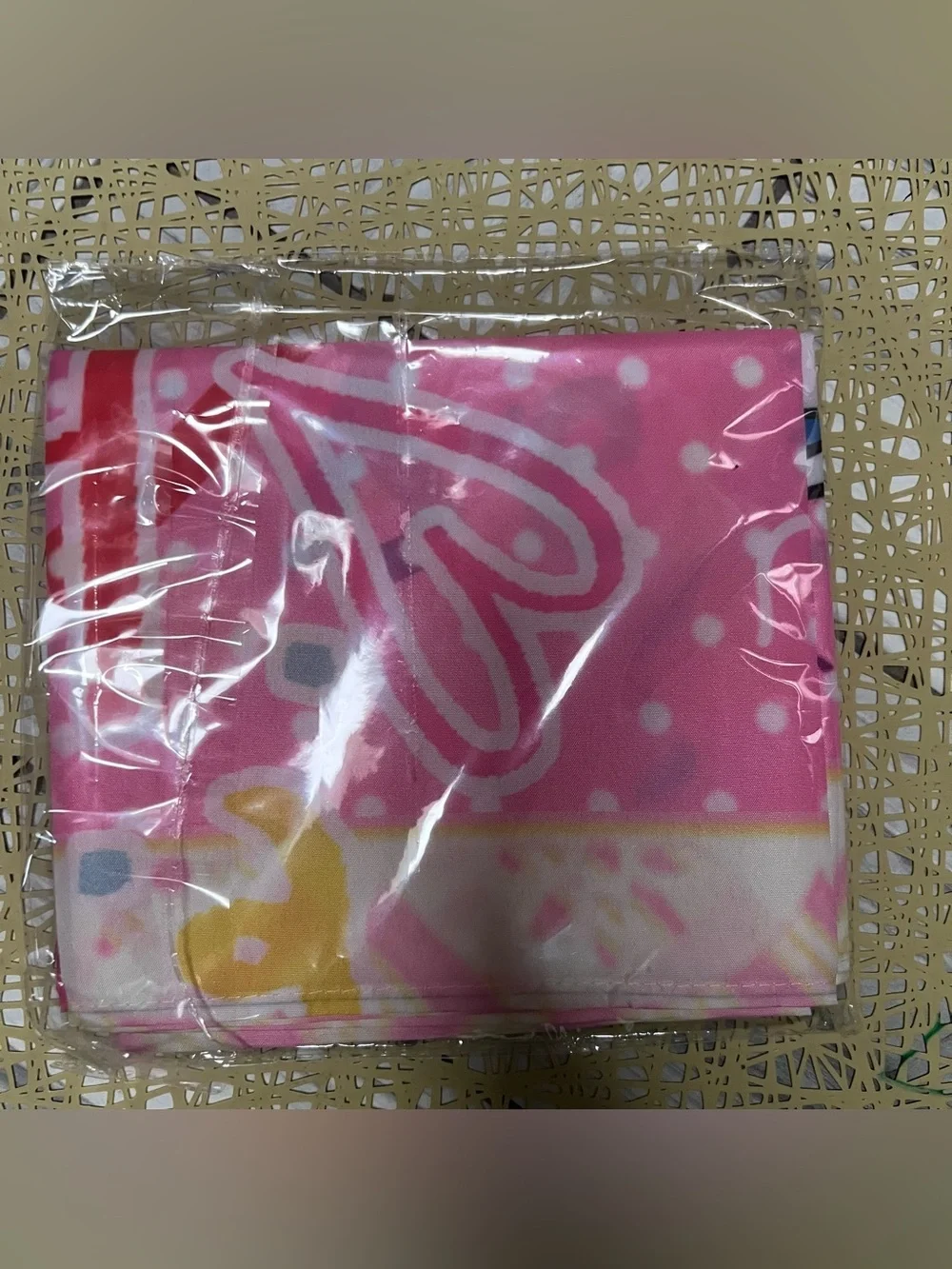 Hello Kitty Pink and White Birthday Backdrop Banner NWT